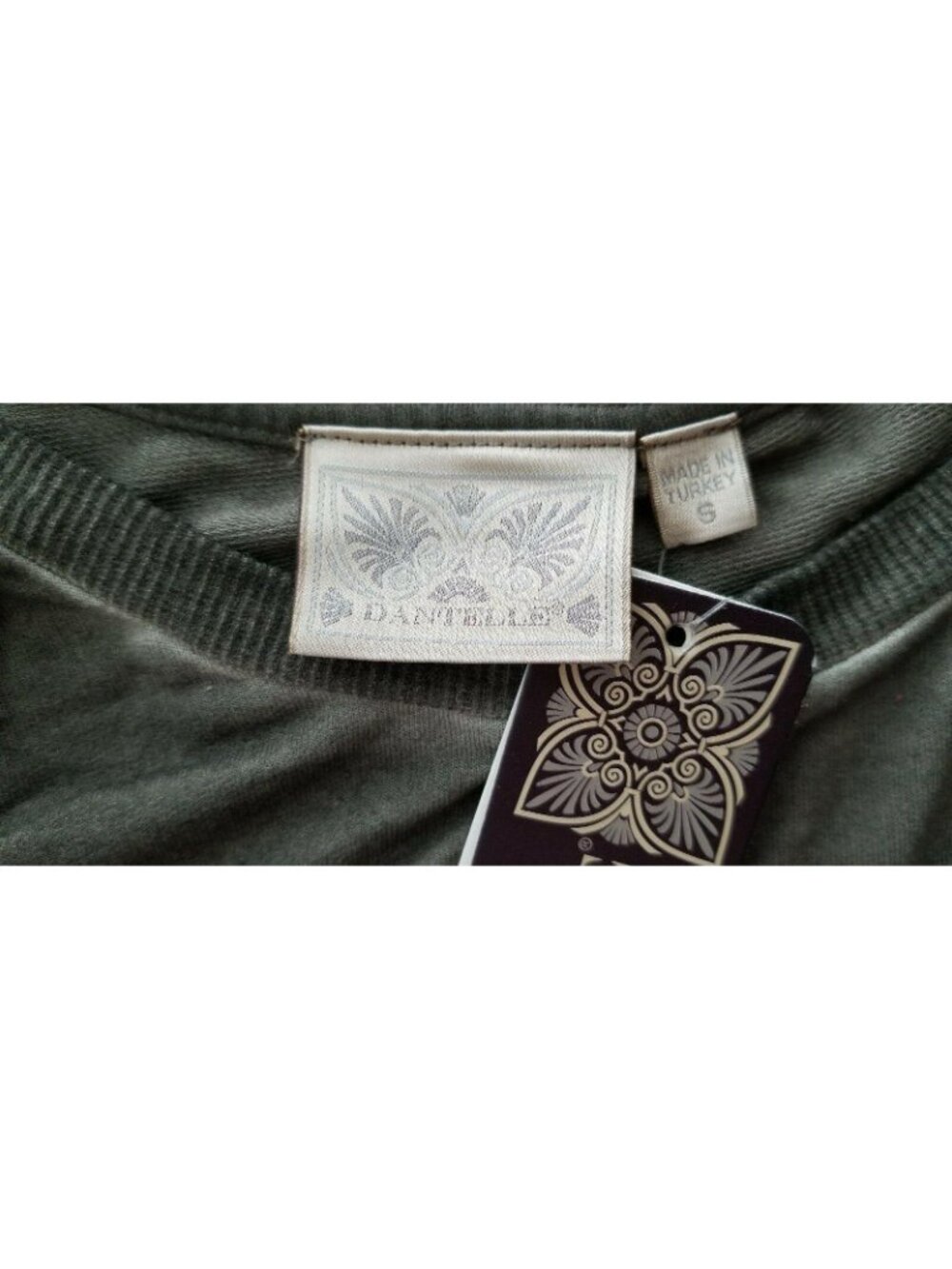 Dantelle‎ Women's Gray Oil Dye Sweatshirt Pullover Top Size Small NWT - Picture 12 of 16
